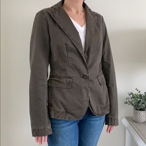 J.Crew structured chino blazer - size 4